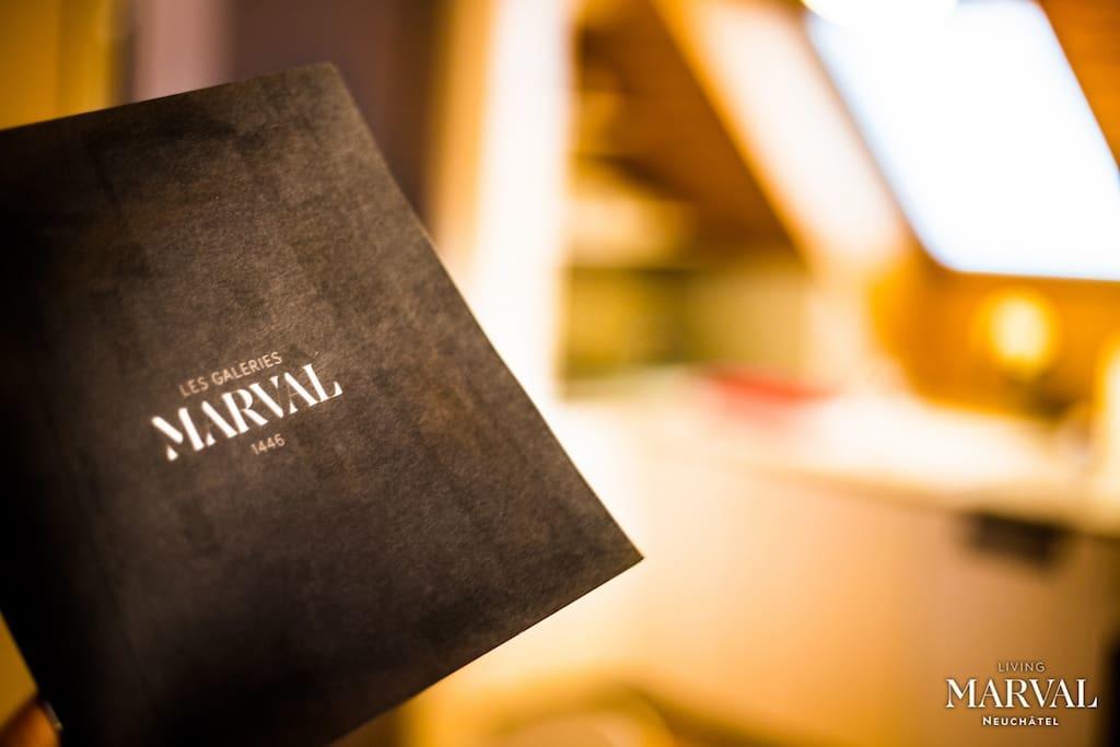 Les Galeries Marval Aparthotel Neuchâtel Quarto foto