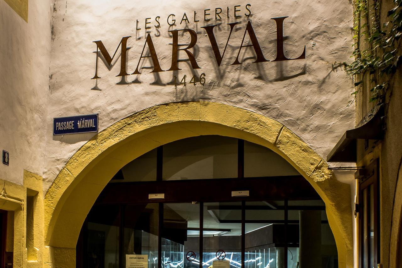 Les Galeries Marval Aparthotel Neuchâtel Exterior foto