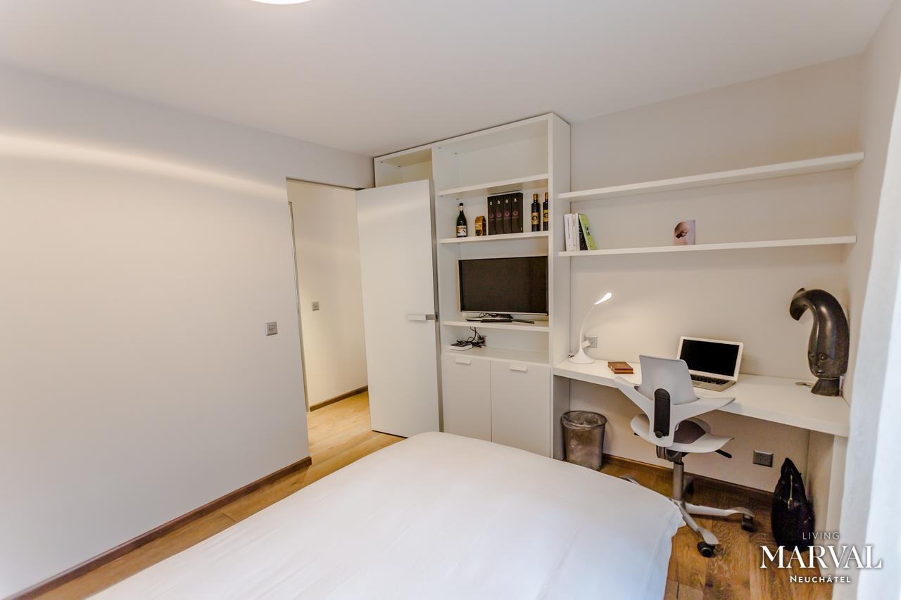 Les Galeries Marval Aparthotel Neuchâtel Exterior foto